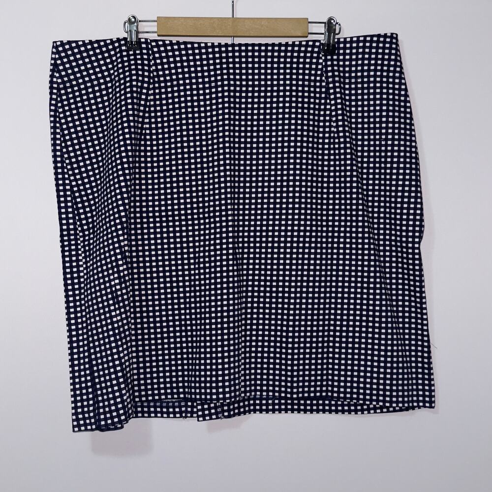 Signature collection Blue and White Pencil Knee-Length skirt women’s size 18W
